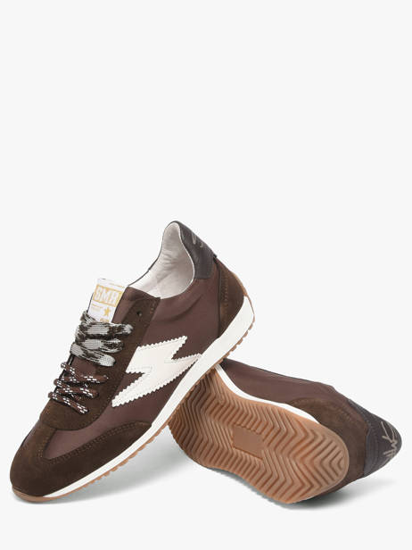 Sneakers En Cuir Semerdjian Marron women JUNEE278 vue secondaire 2