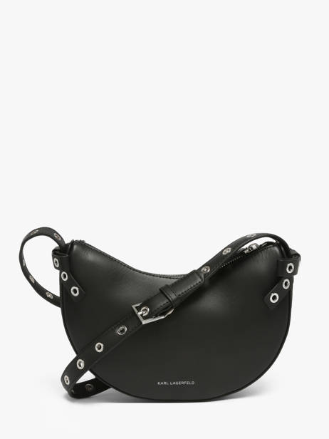 Sac Bandoulière K Autograph Cuir Karl lagerfeld Noir k autograph B3W30049 vue secondaire 4