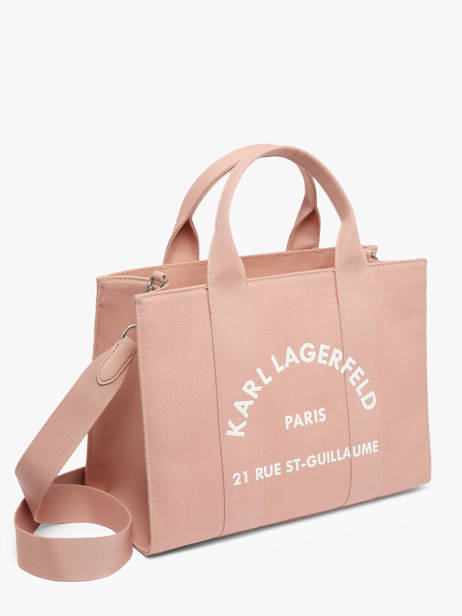 Sac Porté Main Rsg Coton Karl lagerfeld Rose rsg A1W50010 vue secondaire 1