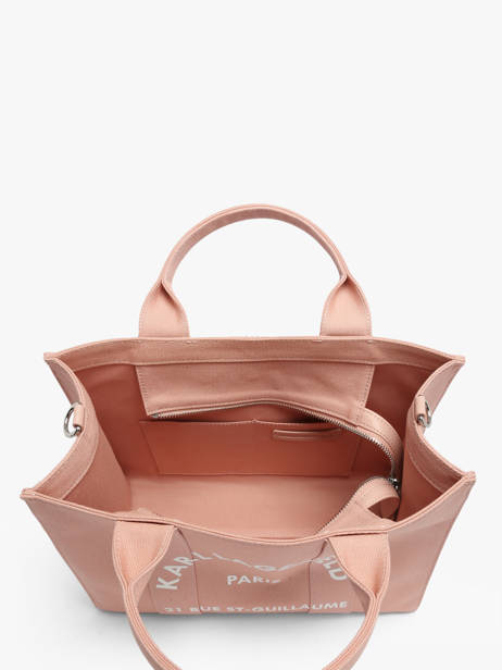 Sac Porté Main Rsg Coton Karl lagerfeld Rose rsg A1W50010 vue secondaire 2