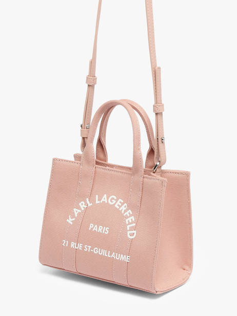 Sac Bandoulière Rsg Coton Karl lagerfeld Rose rsg A3W50118 vue secondaire 1
