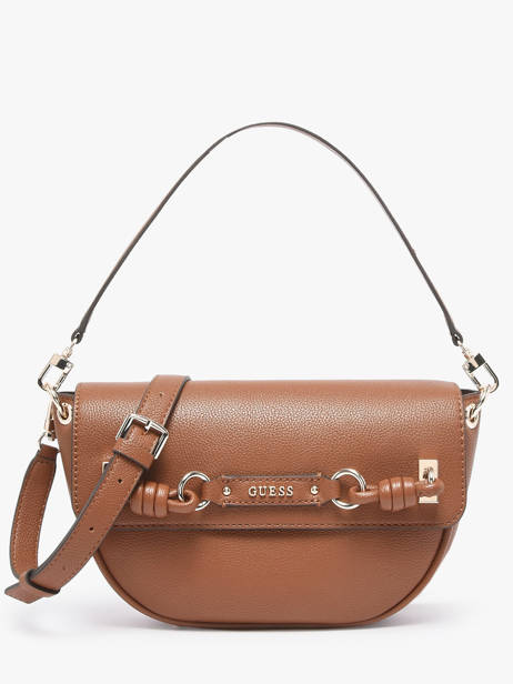 Sac Bandoulière Camelia Polyurethane Guess Marron camelia BG974219