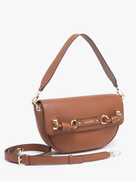 Sac Bandoulière Camelia Polyurethane Guess Marron camelia BG974219 vue secondaire 1