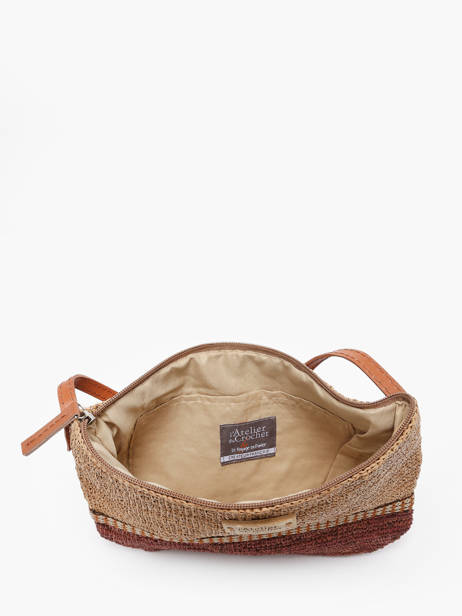 Crossbody Bag L'atelier Du Crochet Le voyage en panier Brown l'atelier du crochet AM730 other view 3