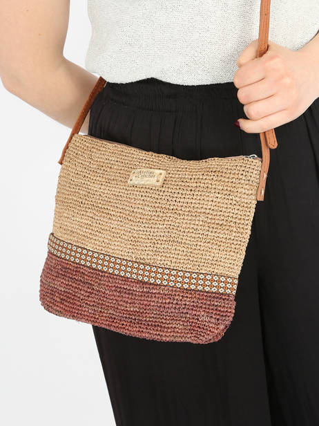 Crossbody Bag L'atelier Du Crochet Le voyage en panier Brown l'atelier du crochet AM730 other view 1